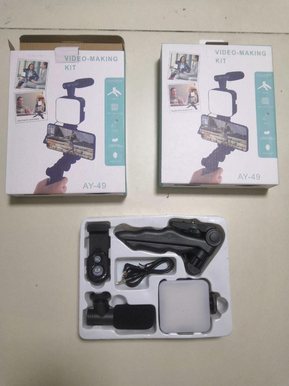 Video Making Vlogging Kit With Microphone